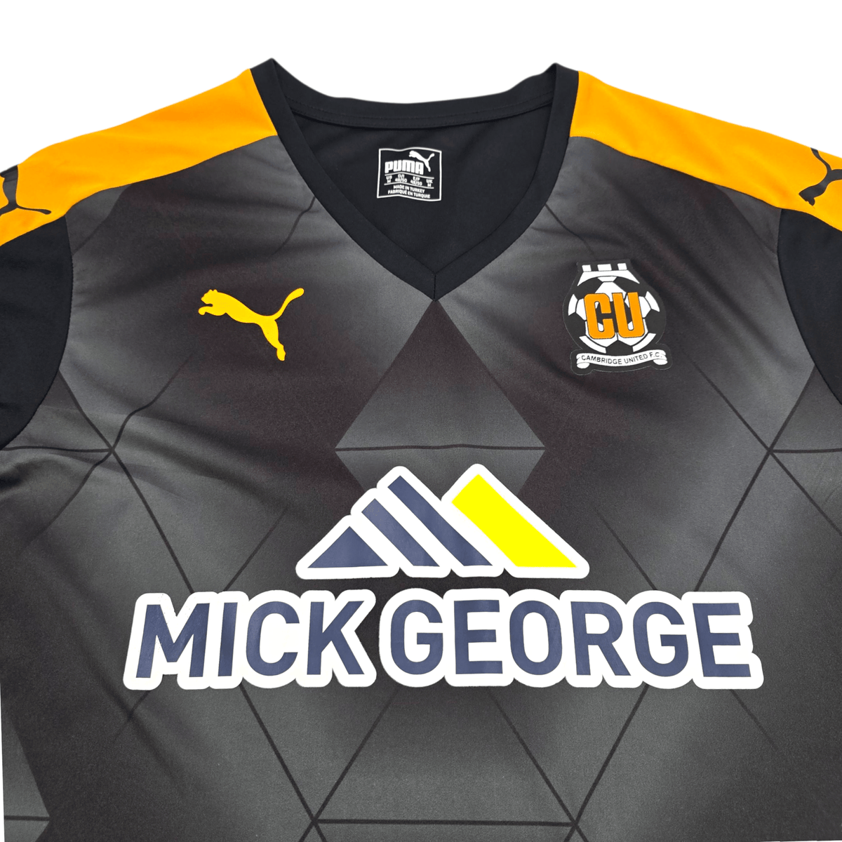 2015/16 Cambridge United Away Football Shirt (M) Puma 20 Ahearne - Grant (Match Worn) - Football Finery - FF303169