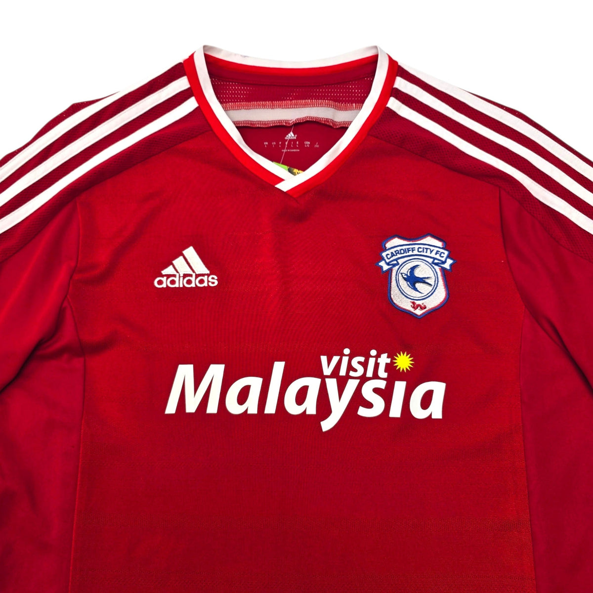2015/16 Cardiff City Away Football Shirt (L) Adidas - Football Finery - FF301572
