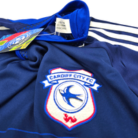 2015/16 Cardiff City Home Football Shirt (L) Adidas - Football Finery - FF303389