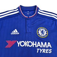 2015/16 Chelsea Home Football Shirt (S) Adidas 10 Hazard - Football Finery - FF304651