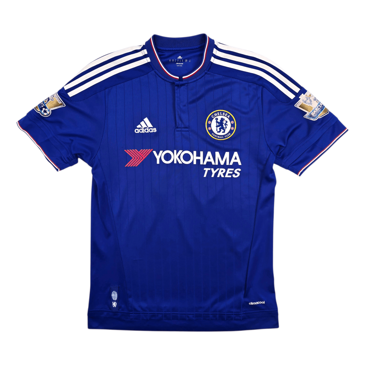 2015/16 Chelsea Home Football Shirt (S) Adidas 10 Hazard - Football Finery - FF304651