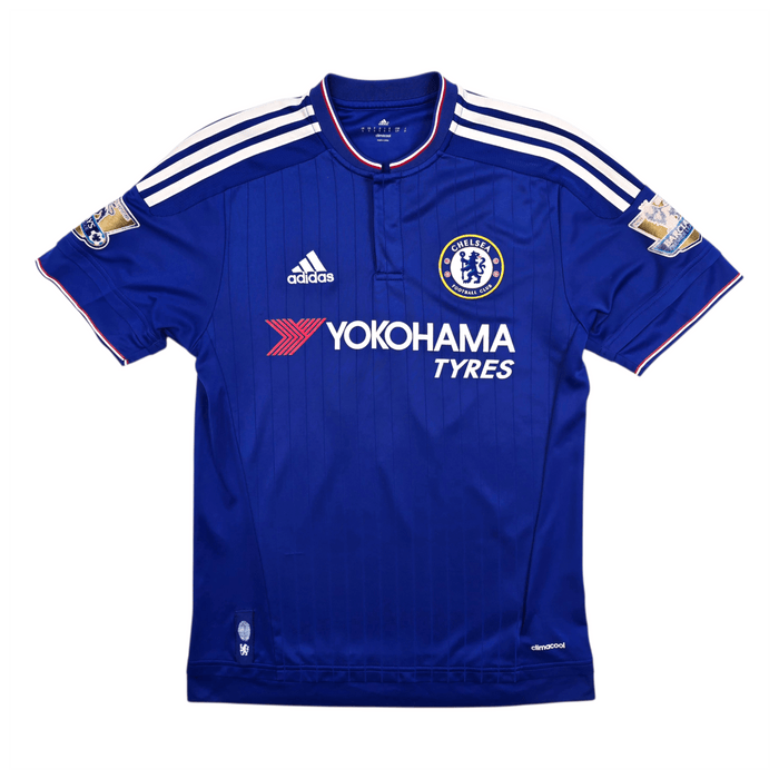2015/16 Chelsea Home Football Shirt (S) Adidas 10 Hazard - Football Finery - FF304651