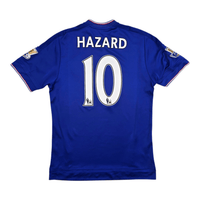 2015/16 Chelsea Home Football Shirt (S) Adidas 10 Hazard - Football Finery - FF304651