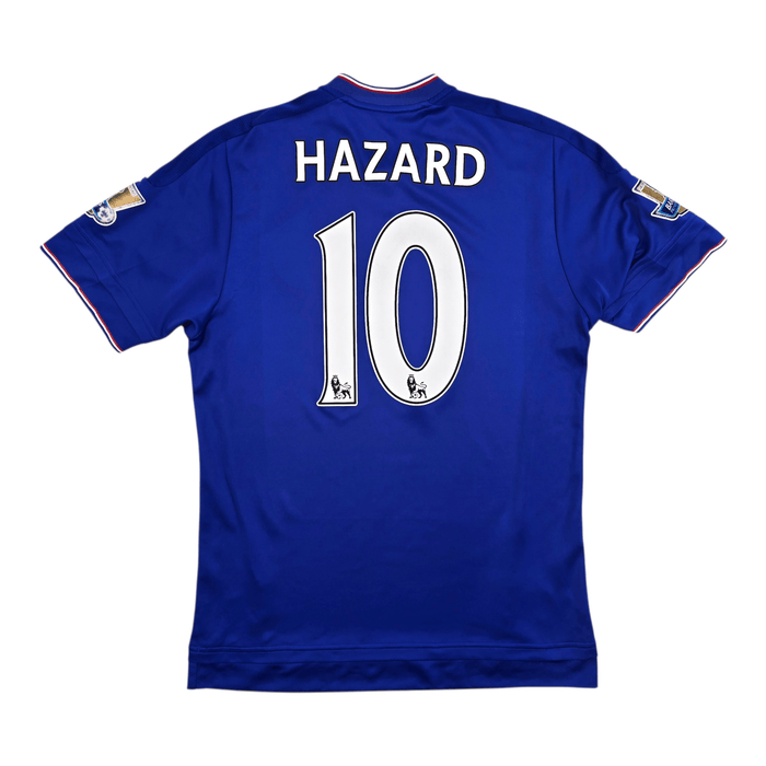 2015/16 Chelsea Home Football Shirt (S) Adidas 10 Hazard - Football Finery - FF304651