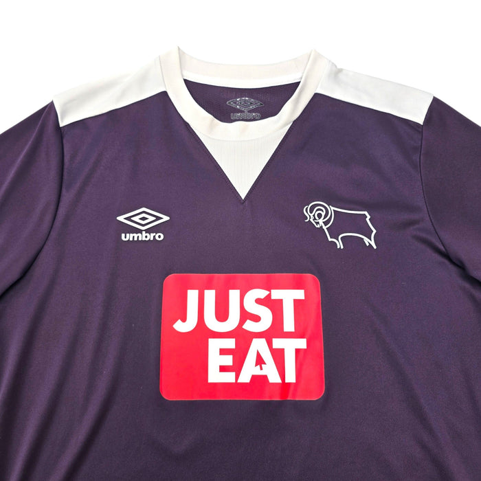 2015/16 Derby County Away Football Shirt (M) Umbro - Football Finery - FF305422
