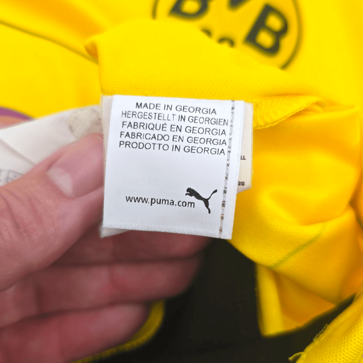 2015/16 Dortmund Home Football Shirt (M) Puma 8 Gundogan - Football Finery - FF300775