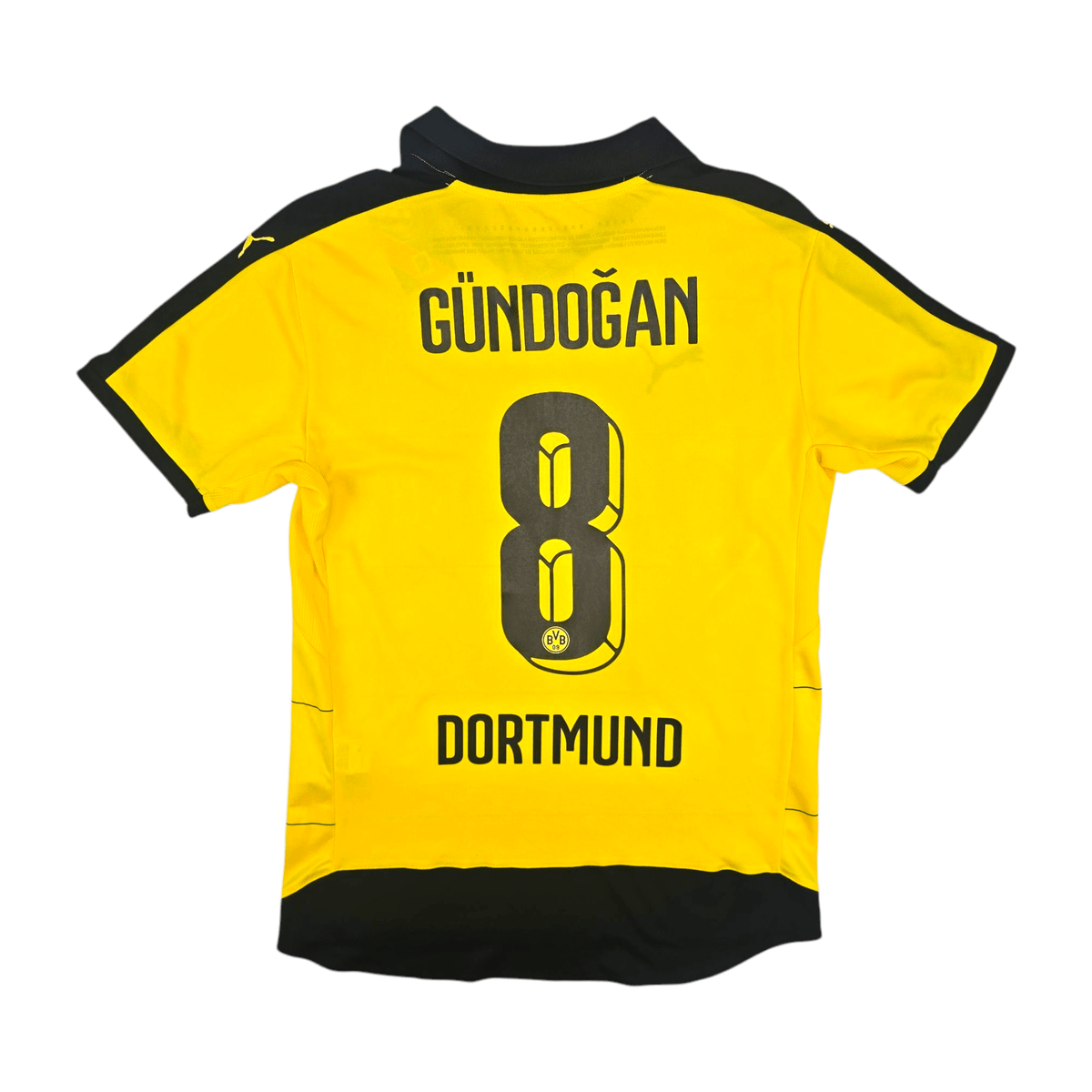 2015/16 Dortmund Home Football Shirt (M) Puma 8 Gundogan - Football Finery - FF300775