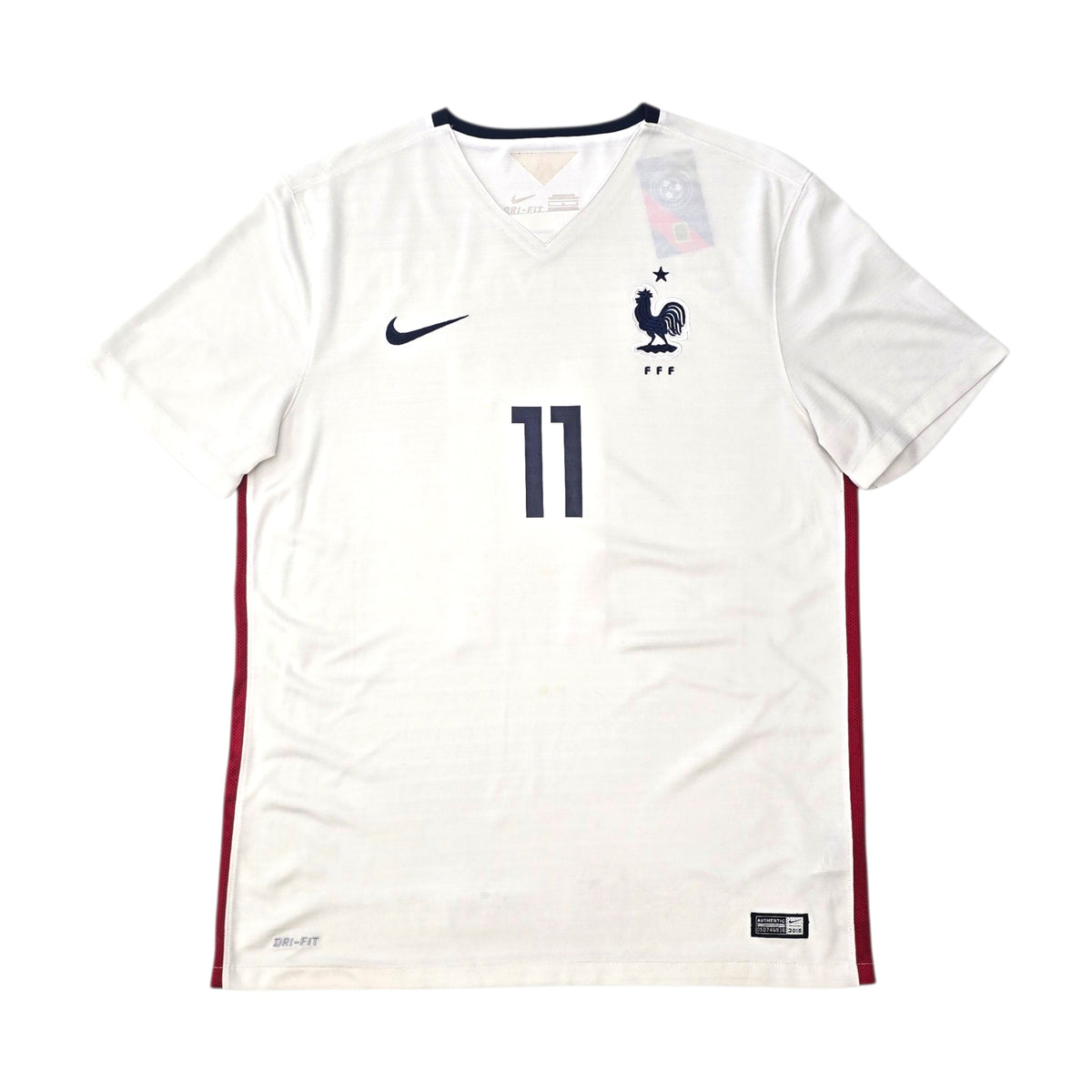 2015/16 France Away Football Shirt (L) Nike 11 Griezmann - Football Finery - FF305278