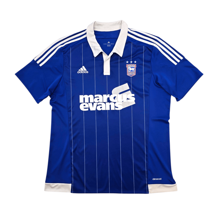 2015/16 Ipswich Town Home Football Shirt (XL) Adidas - Football Finery - FF305439