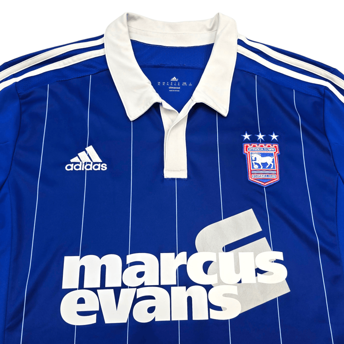 2015/16 Ipswich Town Home Football Shirt (XL) Adidas - Football Finery - FF305439
