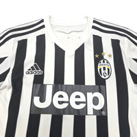 2015/16 Juventus Home Football Shirt (S) Adidas 21 Dybala - Football Finery - FF305678