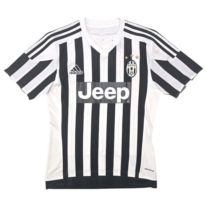 2015/16 Juventus Home Football Shirt (S) Adidas 21 Dybala - Football Finery - FF305678