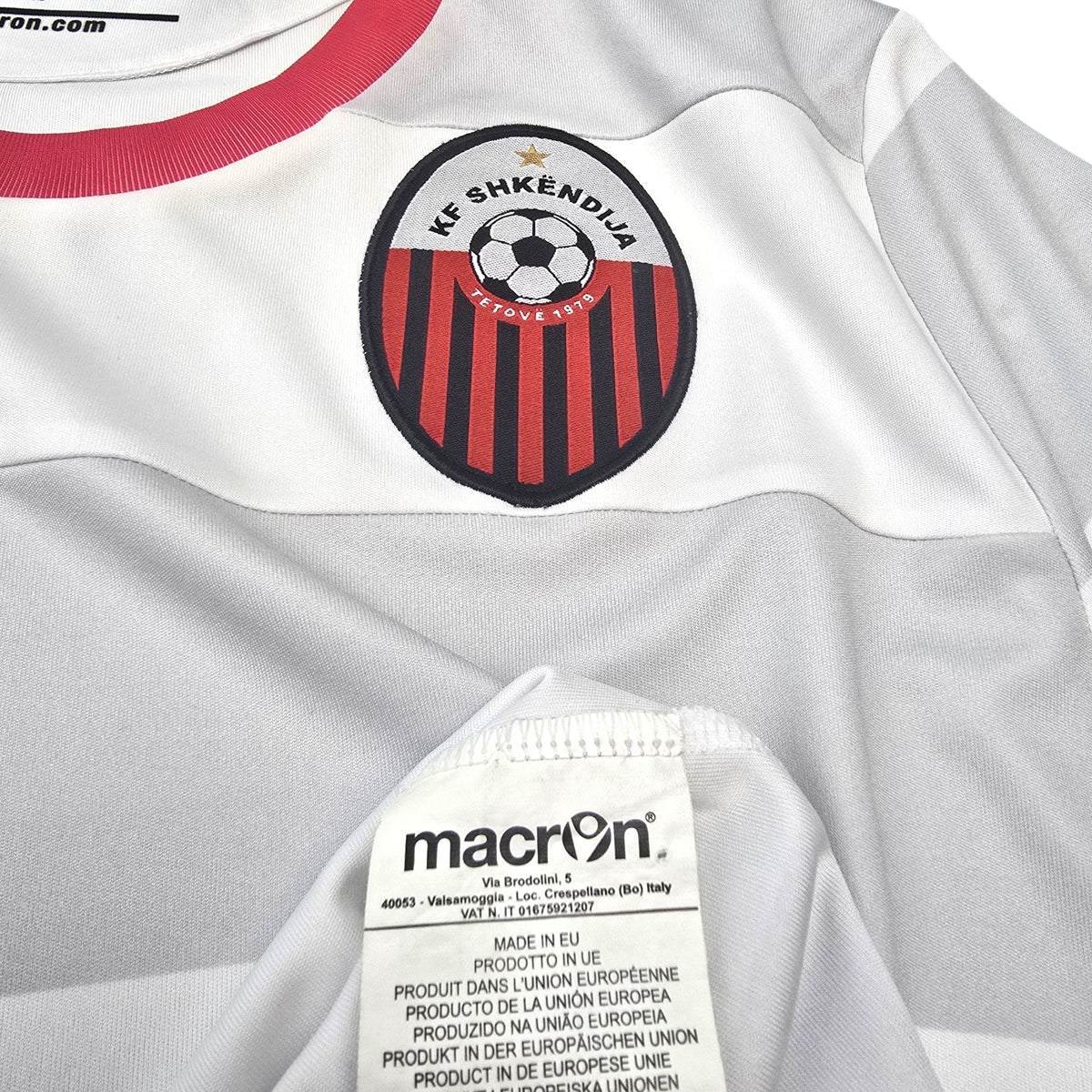 2015/16 KF Shkendija Away Football Shirt (M) Macron - Football Finery - FF304973