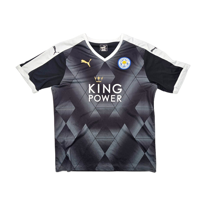 2015/16 Leicester City Away Football Shirt (XL) Puma #9 Vardy - Football Finery - FF203809