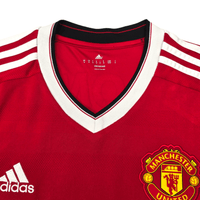 2015/16 Manchester United Home Football Shirt (M) Adidas 10 Rooney - Football Finery - FF302445