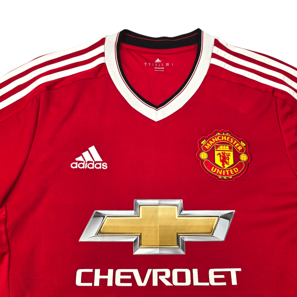2015/16 Manchester United Home Football Shirt (M) Adidas 10 Rooney - Football Finery - FF302445