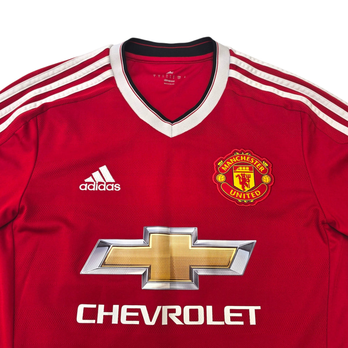 2015/16 Manchester United Home Football Shirt (S) Adidas 35 Lingard - Football Finery - FF303983