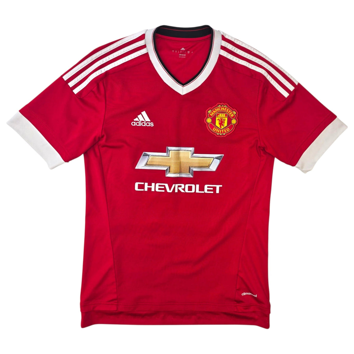 2015/16 Manchester United Home Football Shirt (S) Adidas 35 Lingard - Football Finery - FF303983