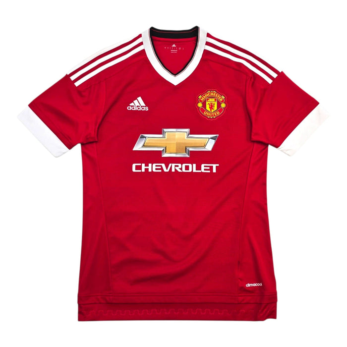 2015/16 Manchester United Home Football Shirt (S) Adidas - Football Finery - FF305067