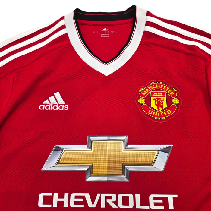 2015/16 Manchester United Home Football Shirt (S) Adidas - Football Finery - FF305067