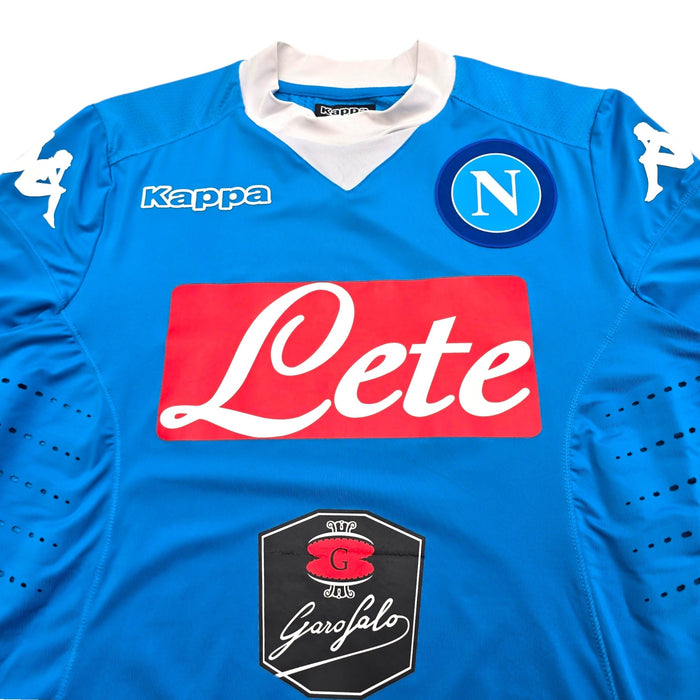 2015/16 Napoli Home Football Shirt (M) Kappa (Player Version) - Football Finery - FF306742
