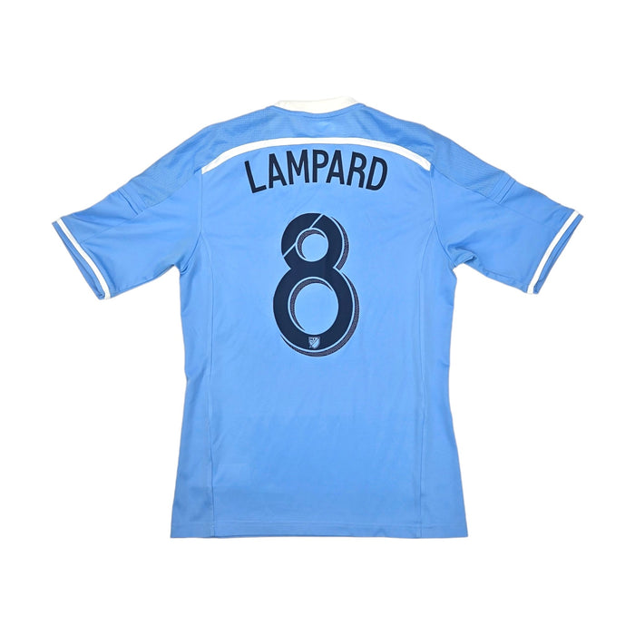 2015/16 New York City Home Football Shirt (S) Adidas #8 Lampard - Football Finery - FF203822