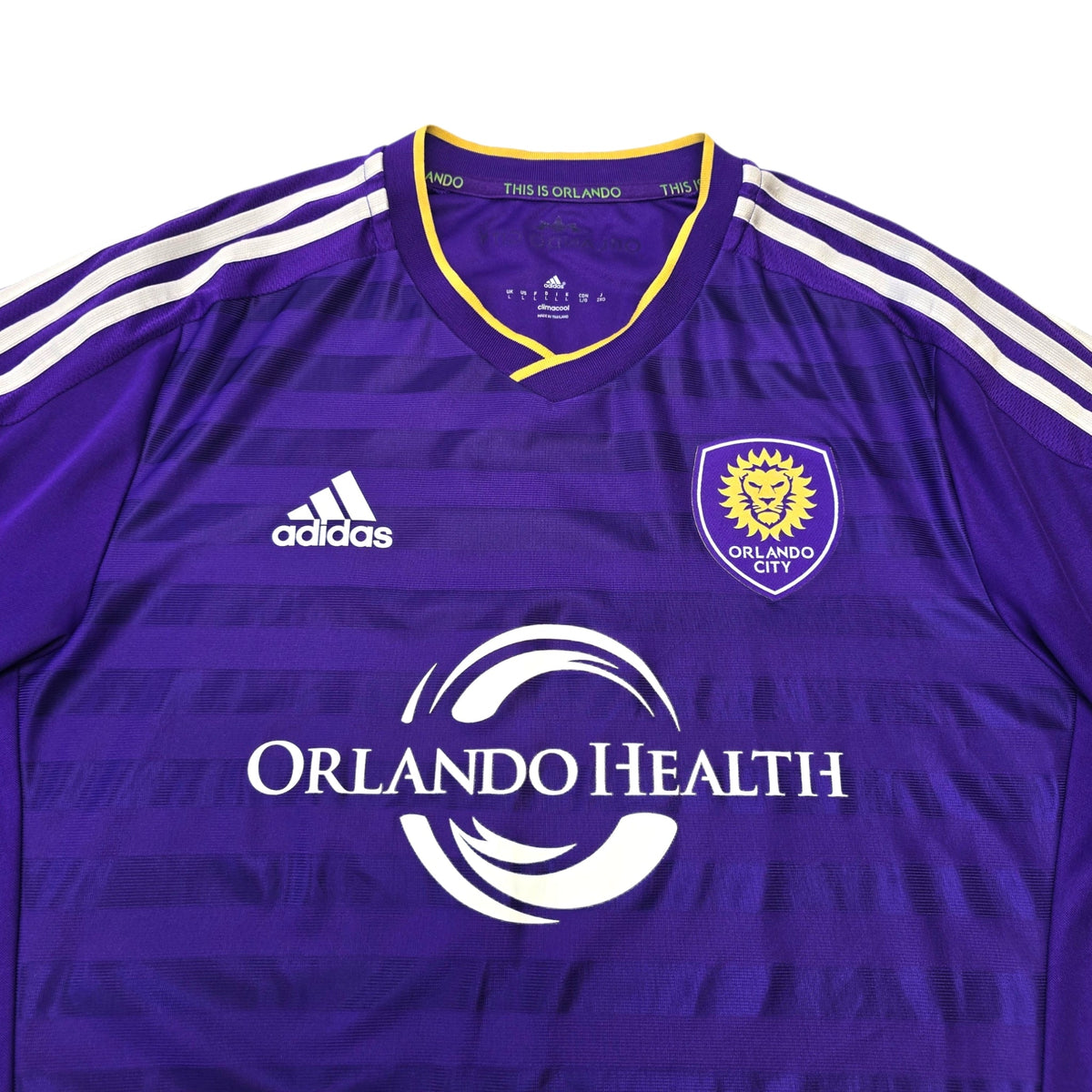 2015/16 Orlando City Home Football Shirt (L) Adidas 10 Kaka - Football Finery - FF306444