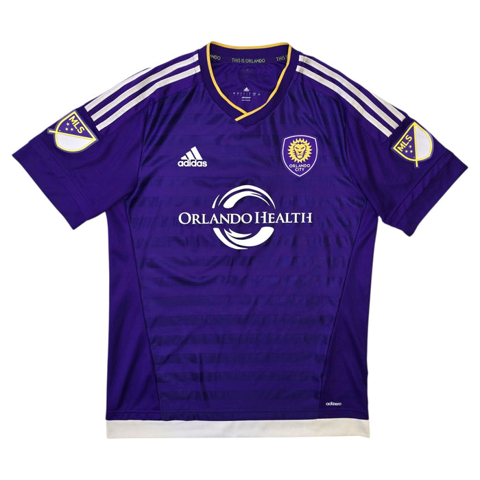 2015/16 Orlando City Home Football Shirt (L) Adidas 10 Kaka - Football Finery - FF306444