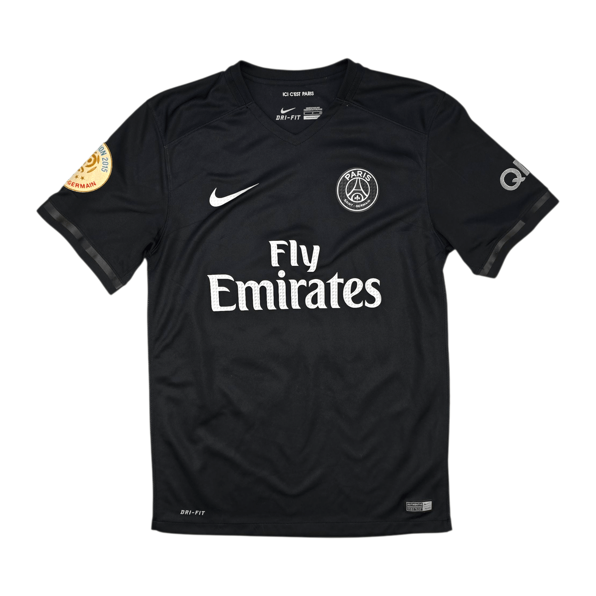 2015/16 PSG Third Football Shirt (S) Nike 11 Di Maria - Football Finery - FF302701
