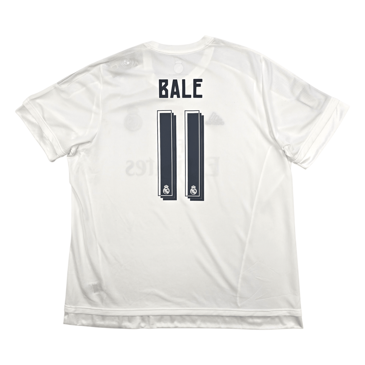 2015/16 Real Madrid Home Football Shirt (2XL) Adidas 11 Bale - Football Finery - FF304084