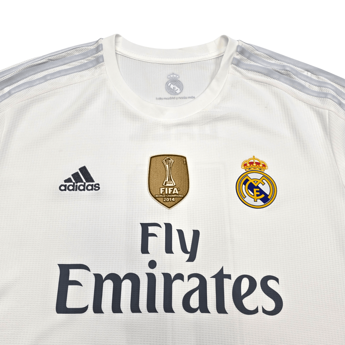 2015/16 Real Madrid Home Football Shirt (2XL) Adidas 11 Bale - Football Finery - FF304084
