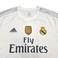 2015/16 Real Madrid Home Football Shirt (2XL) Adidas 11 Bale - Football Finery - FF304084