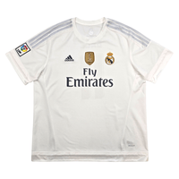 2015/16 Real Madrid Home Football Shirt (2XL) Adidas 11 Bale - Football Finery - FF304084