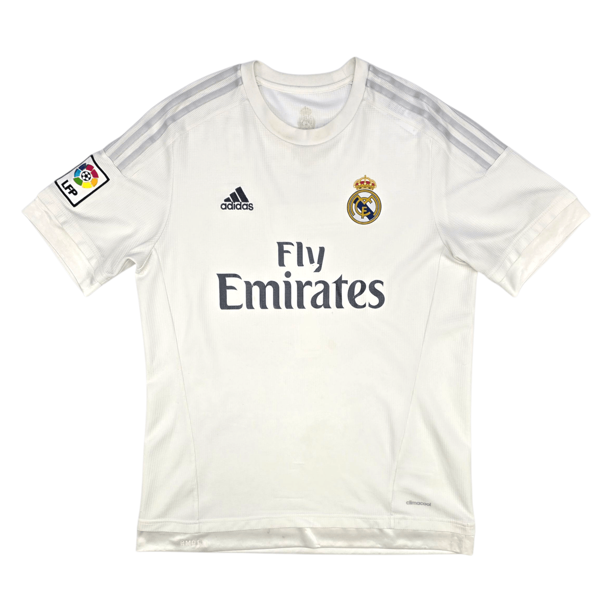 2015/16 Real Madrid Home Football Shirt (L) Adidas 7 Ronaldo - Football Finery - FF302416
