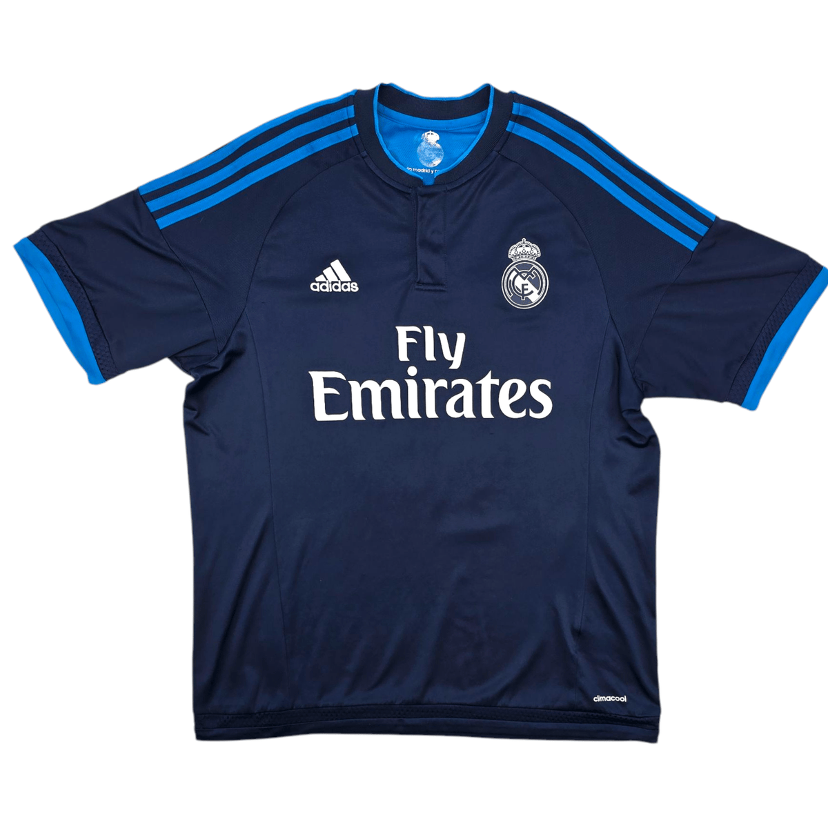 2015/16 Real Madrid Third Football Shirt (L) Adidas #11 Bale - Football Finery - FF300838