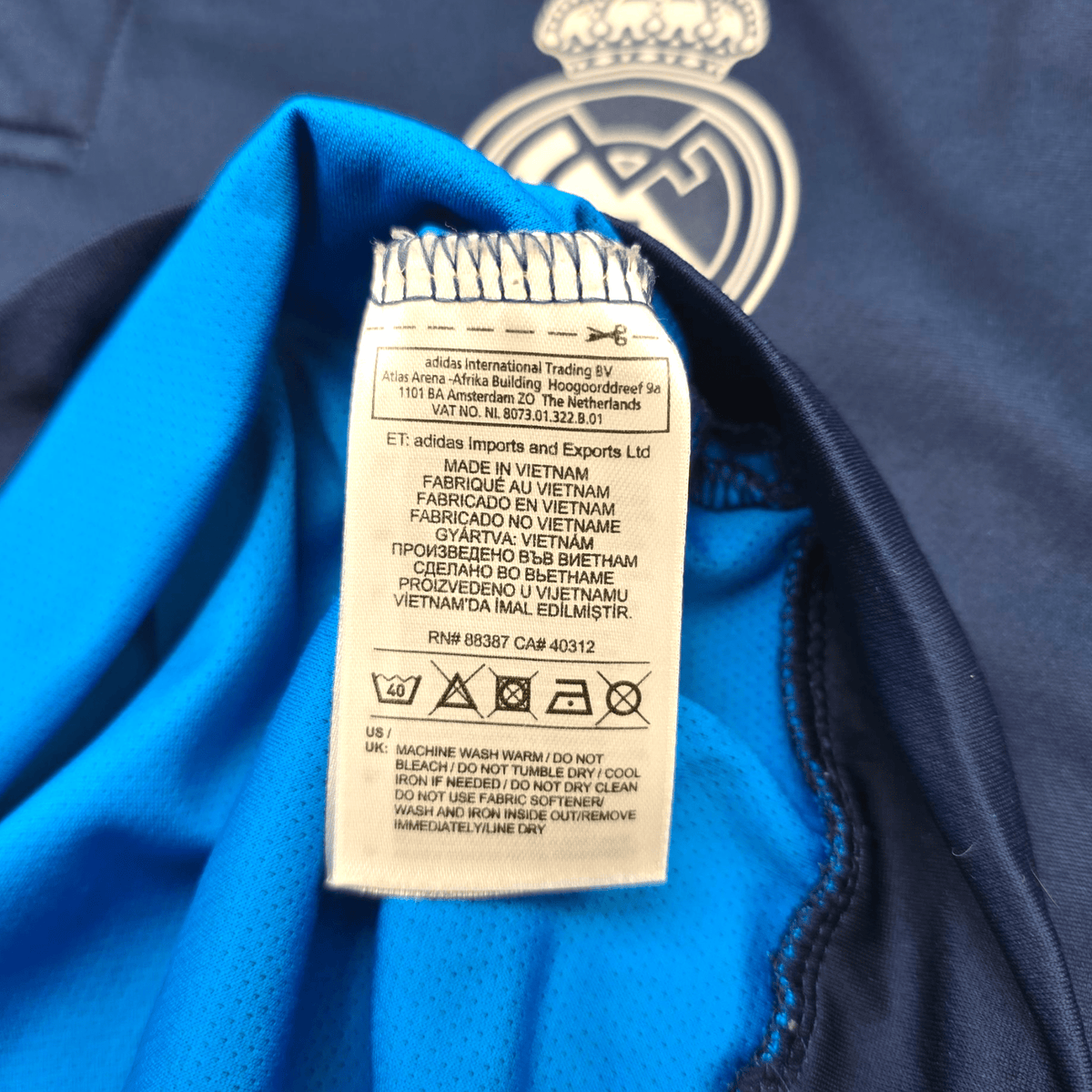 2015/16 Real Madrid Third Football Shirt (L) Adidas #11 Bale - Football Finery - FF300838