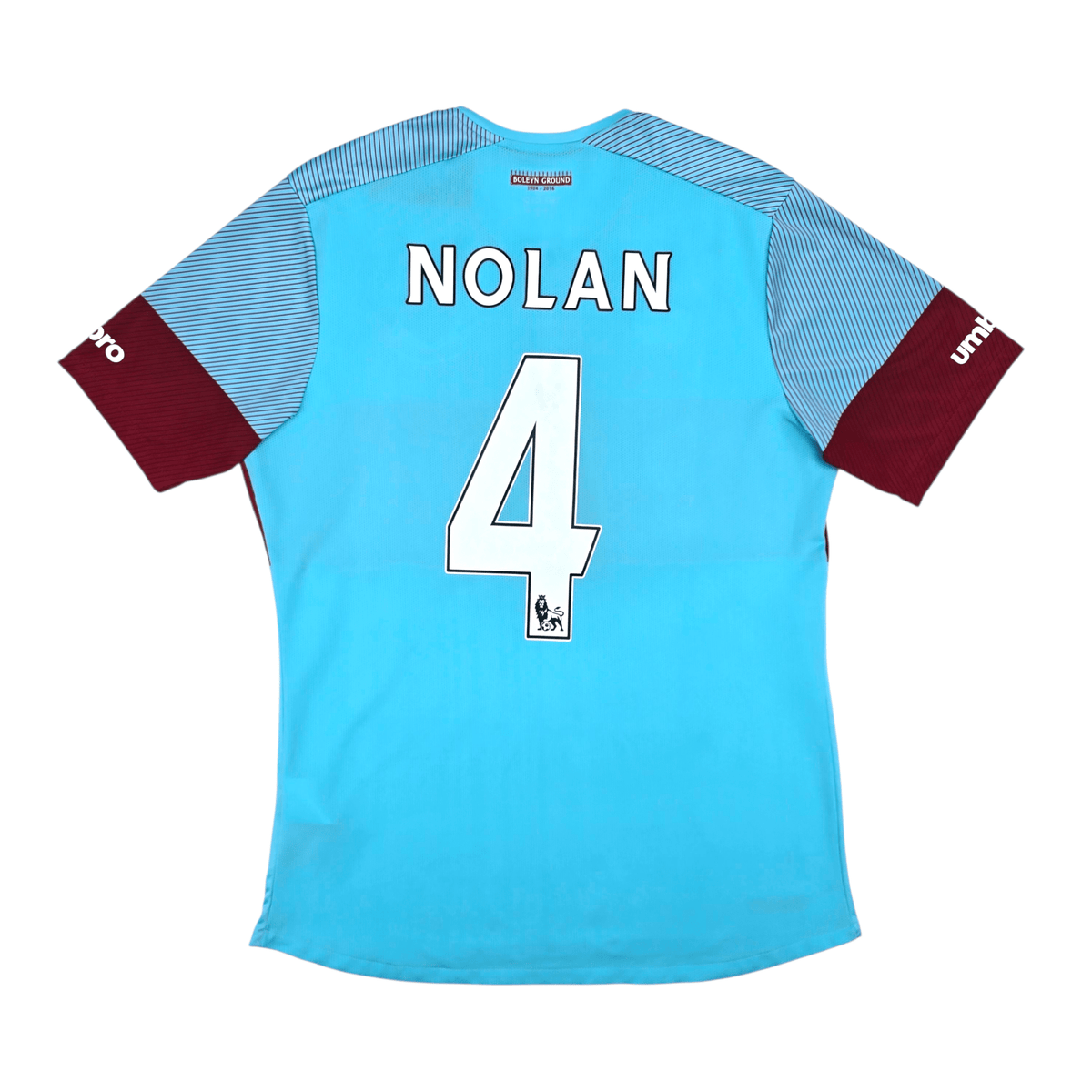 2015/16 West Ham United Away Football Shirt (L) Umbro 4 Nolan - Football Finery - FF300451