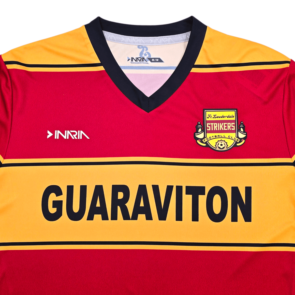 2016 Fort Lauderdale Strikers Home Football Shirt (M) Inaria - Football Finery - FF305155