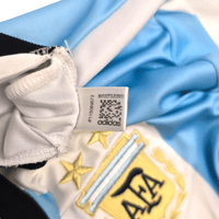 2016/17 Argentina Home Football Shirt (M) Adidas 10 Messi - Football Finery - FF301271