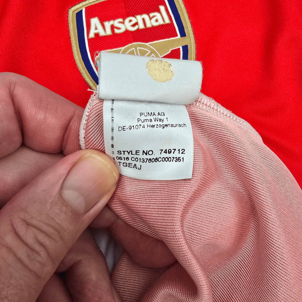 2016/17 Arsenal Home Football Shirt (M) Puma 19 S.Cazorla - Football Finery - FF302650B