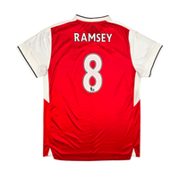 2016/17 Arsenal Home Football Shirt (XL) Puma 8 Ramsey - Football Finery - FF302764