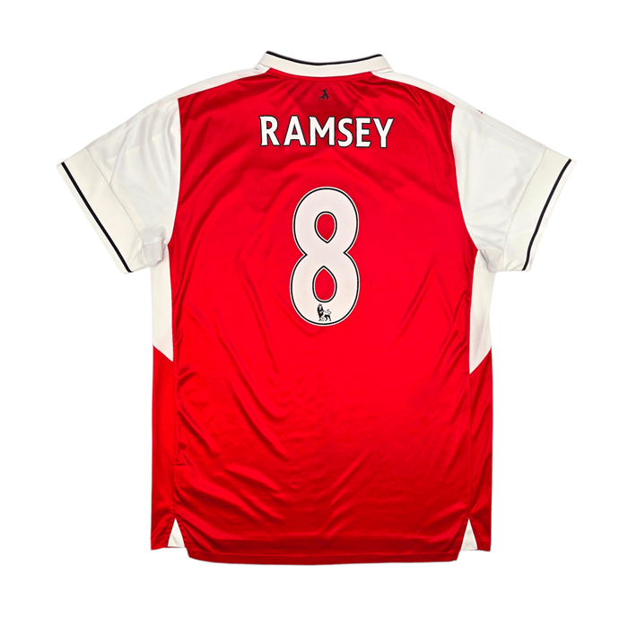 2016/17 Arsenal Home Football Shirt (XL) Puma 8 Ramsey - Football Finery - FF302764
