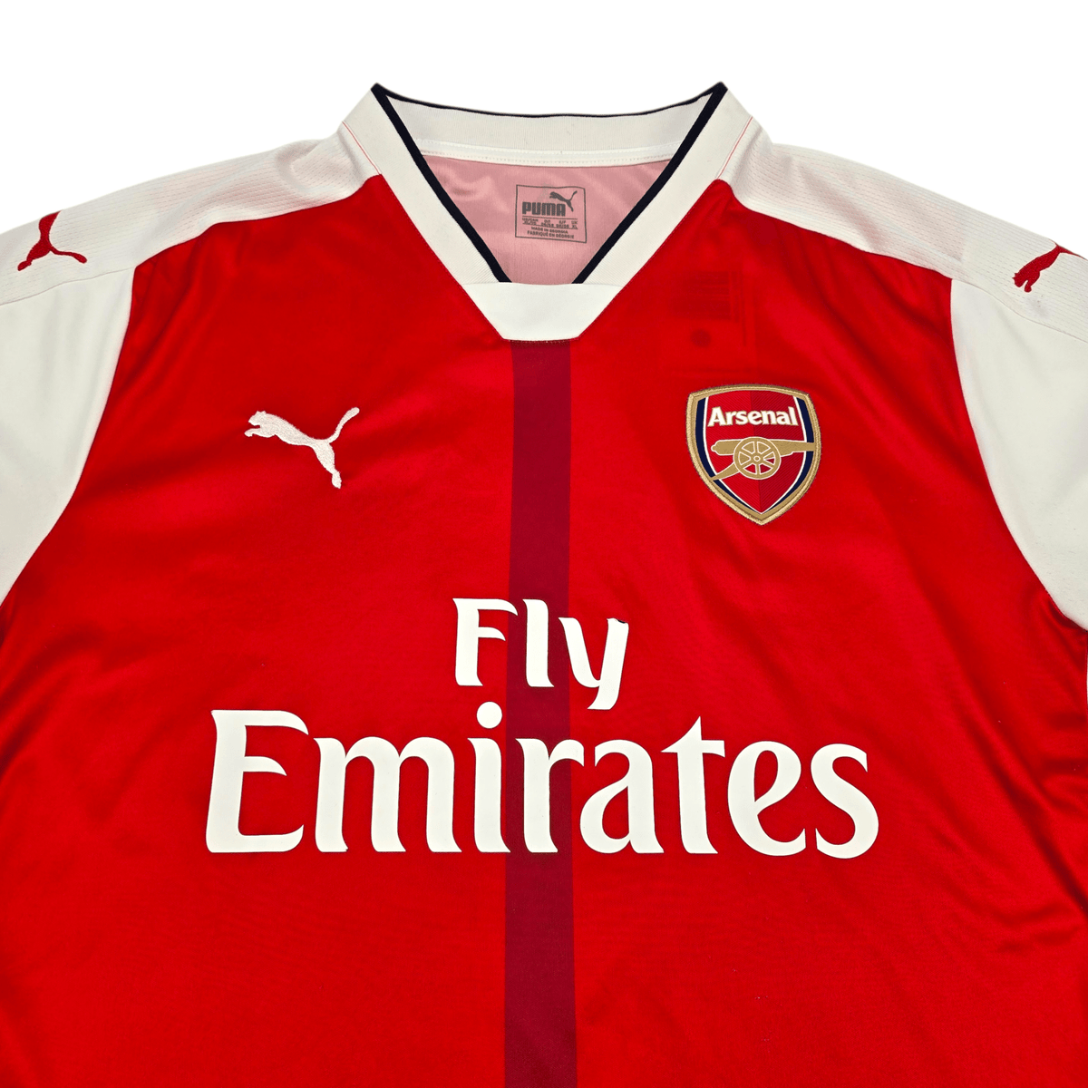 2016/17 Arsenal Home Football Shirt (XL) Puma 8 Ramsey - Football Finery - FF302764