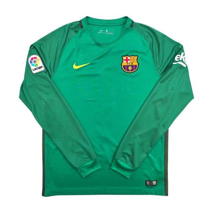 2016/17 Barcelona Goal Keeper Football Shirt (M) Nike 1 Ter Stegen - Football Finery - FF305955
