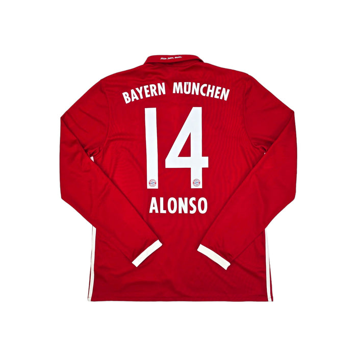 2016/17 Bayern Munich Home Football Shirt (L) Adidas #14 Alonso - Football Finery - FF203942