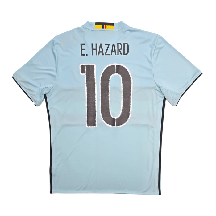 2016/17 Belgium Away Football Shirt (L) Adidas 10 E.Hazard - Football Finery - FF302019