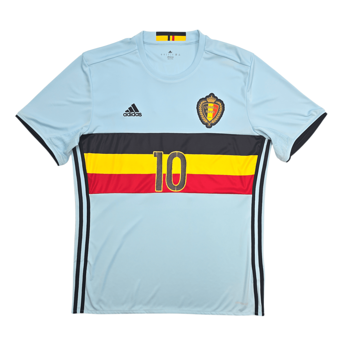 2016/17 Belgium Away Football Shirt (L) Adidas 10 E.Hazard - Football Finery - FF302019
