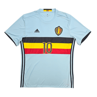 2016/17 Belgium Away Football Shirt (L) Adidas 10 E.Hazard - Football Finery - FF302019