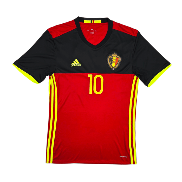 2016/17 Belgium Home Football Shirt (S) Adidas 10 Hazard - Football Finery - FF300924