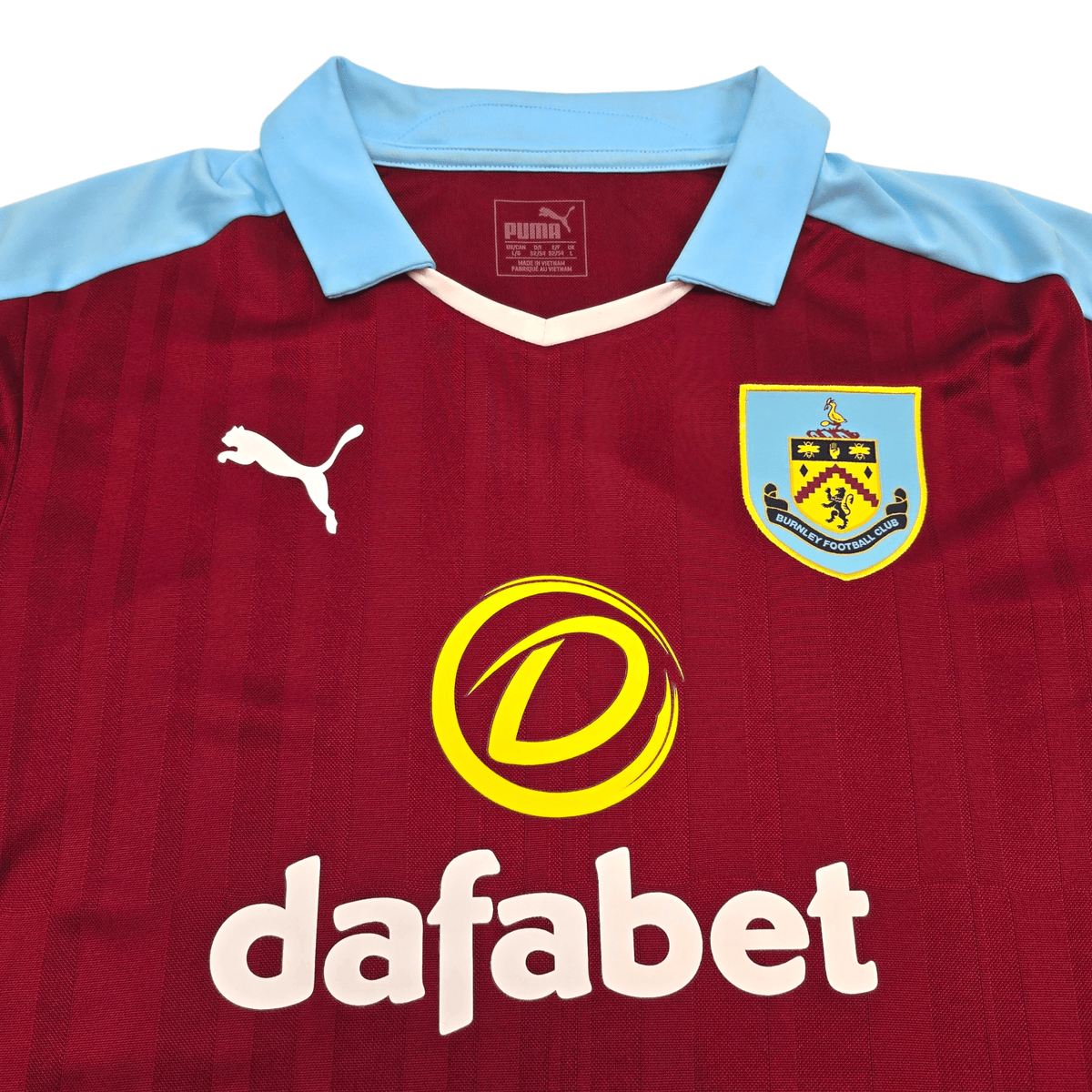 2016/17 Burnley Home Football Shirt (L) Puma - Football Finery - FF305411